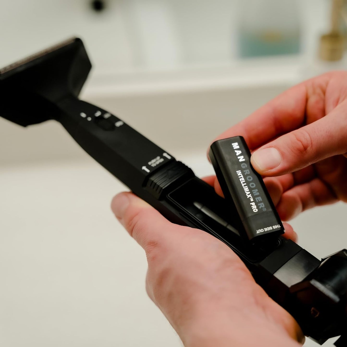 INTELLIMAX™ PRO Rechargeable and Swappable BATTERY for use in Any and All New INTELLIMAX™ PRO by MANGROOMER® Products!