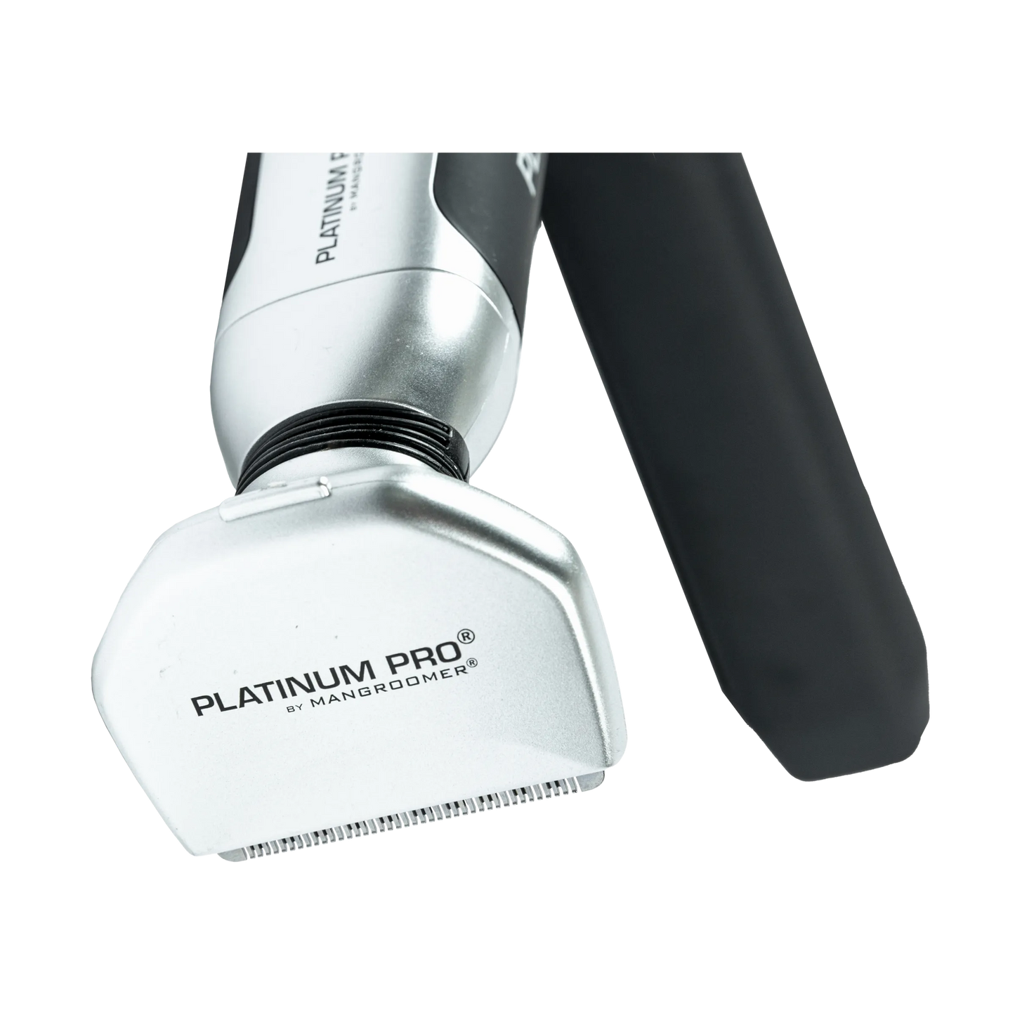 PLATINUM PRO by MANGROOMER - New Back Shaver with 3 Shock Absorber Flex Heads, Power Hinge, Extreme Reach Handle & Bonus Case! (Generation 8.0)