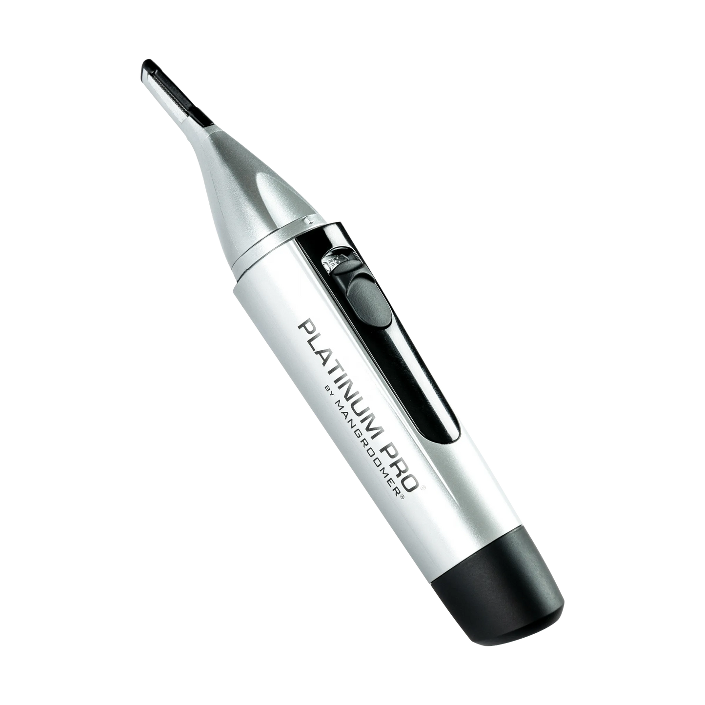 PLATINUM PRO by MANGROOMER -  New Advanced Nose Trimmer, Ear Hair Trimmer and Eyebrow Trimmer with Bonus Light and Exclusive Storage Case!