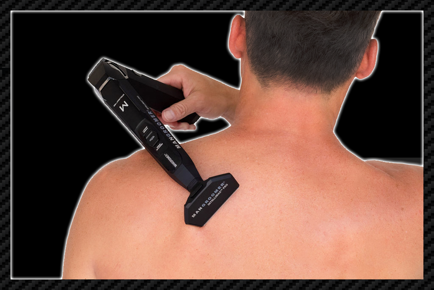 INTELLIMAX™ PRO Back Hair Shaver with 2 Shock Absorber Flex Heads, Power Hinge, Extreme Reach Handle and Advanced 2.7" Extra-Wide Blade Design