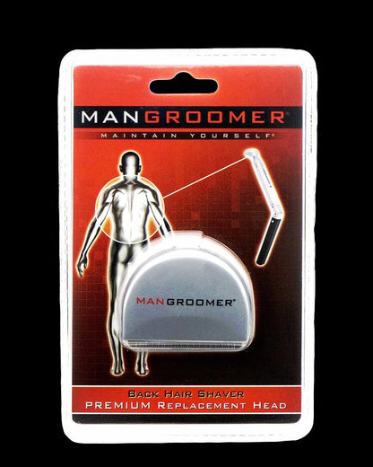 Essential Do-It-Yourself Electric Back Hair Shaver Premium Replacement Head front of package