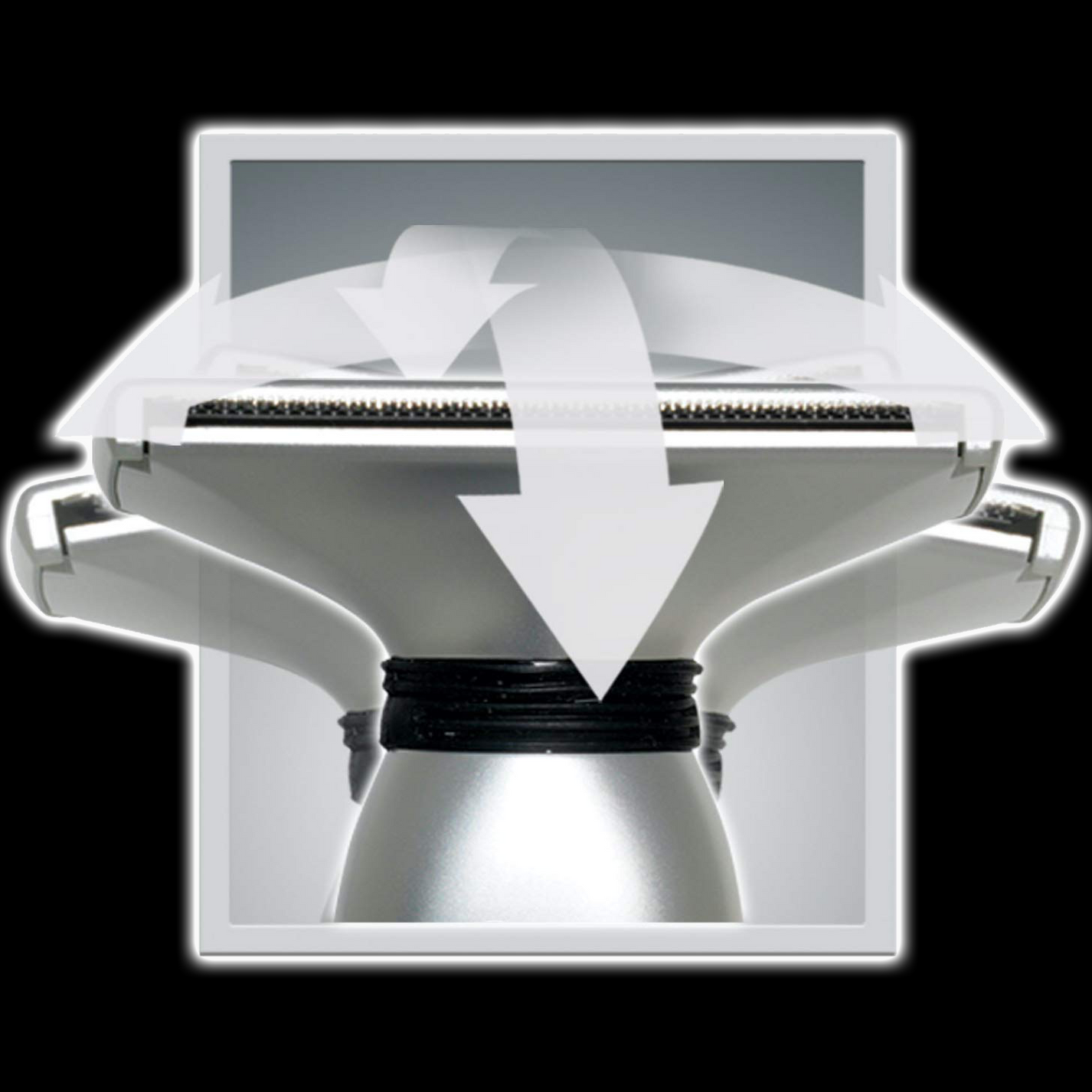 PLATINUM PRO Back Hair Shaver Complete 2.7 inch Extra Wide Blade Attachment Head