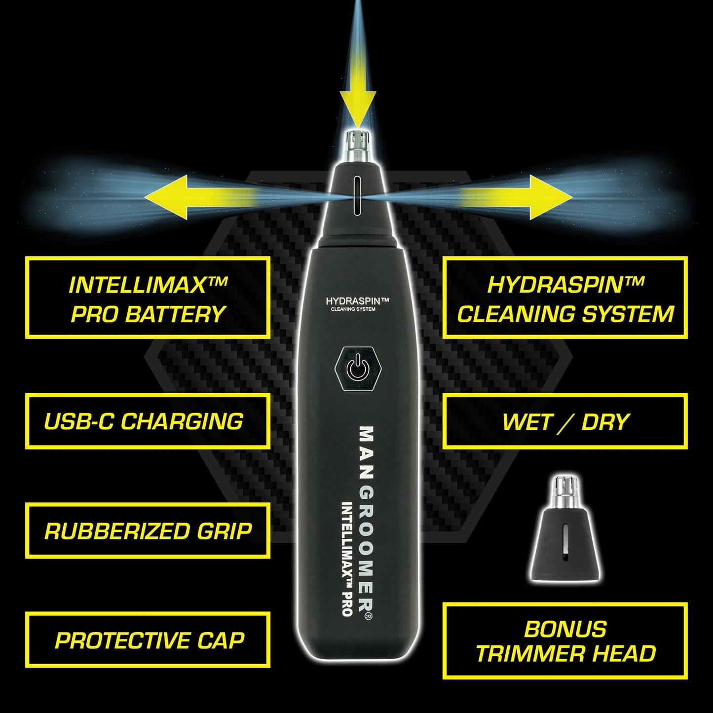 INTELLIMAX™ PRO Nose and Ear Hair Trimmer Replacement Rotary TIP and Blade