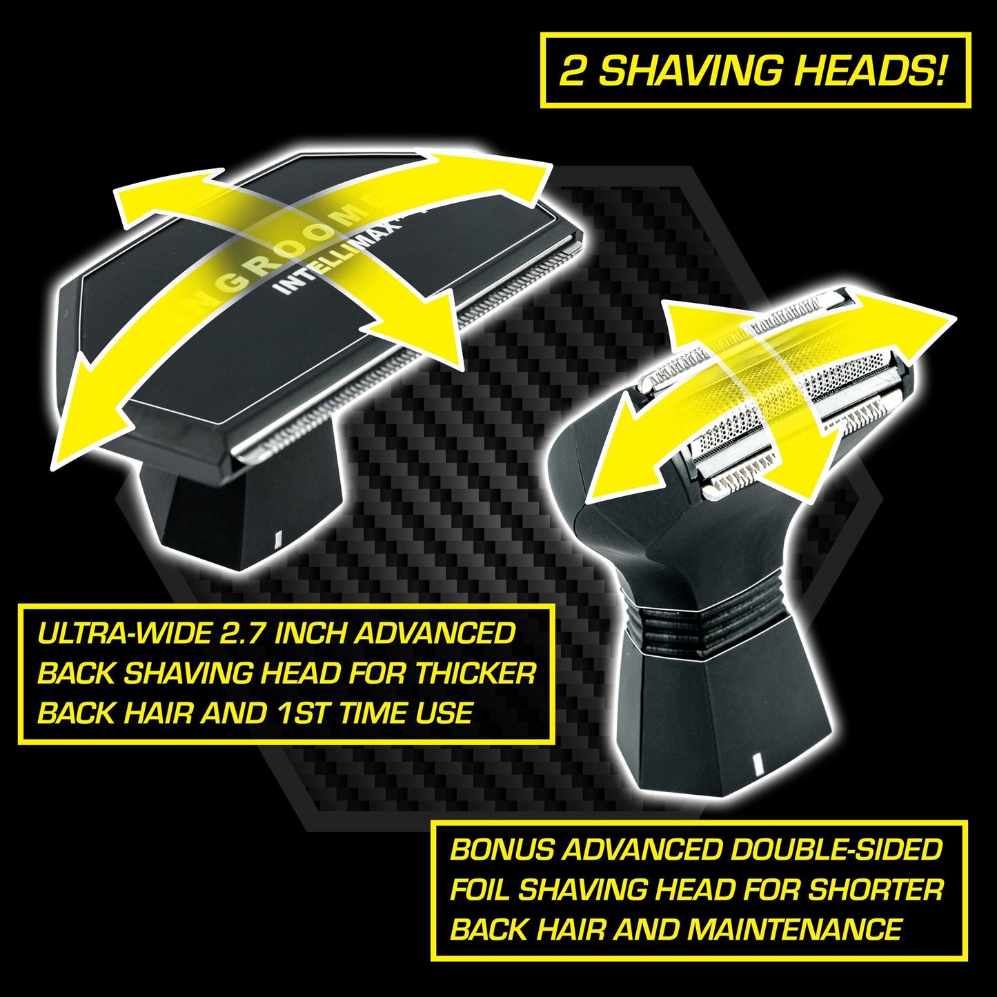 INTELLIMAX™ PRO New Advanced Back Shaver 2.7 Inch Ultra-Wide Replacement Blade