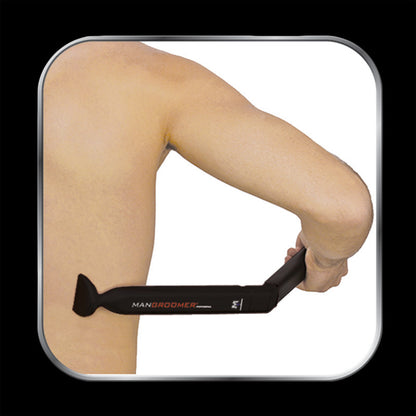 Shaving back hair from the side