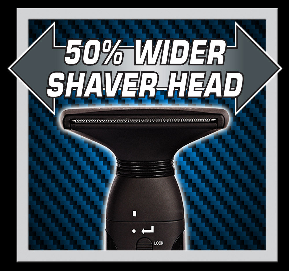 50% Wider Shaver Head - LITHIUM MAX PLUS+ Back Hair Shaver