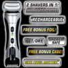 Charging Cradle and Power Adapter for Lithium Max Plus+ and Platinum Pro Body Groomer