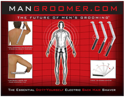 MANGROOMER Essential Do-it-yourself Electric Back Hair Shaver 