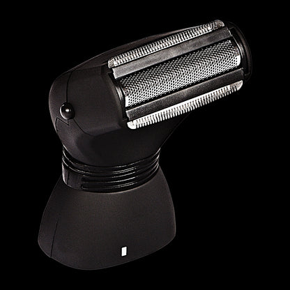 Complete Attachment Head With Shock Absorber Neck And Smooth Shaving Foil