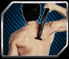 Complete Attachment Head with Shock Absorber Neck and New Extra-Wide Back Shaver Blade