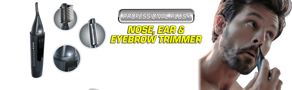 professional plus+ nose, ear and eyebrow trimmer